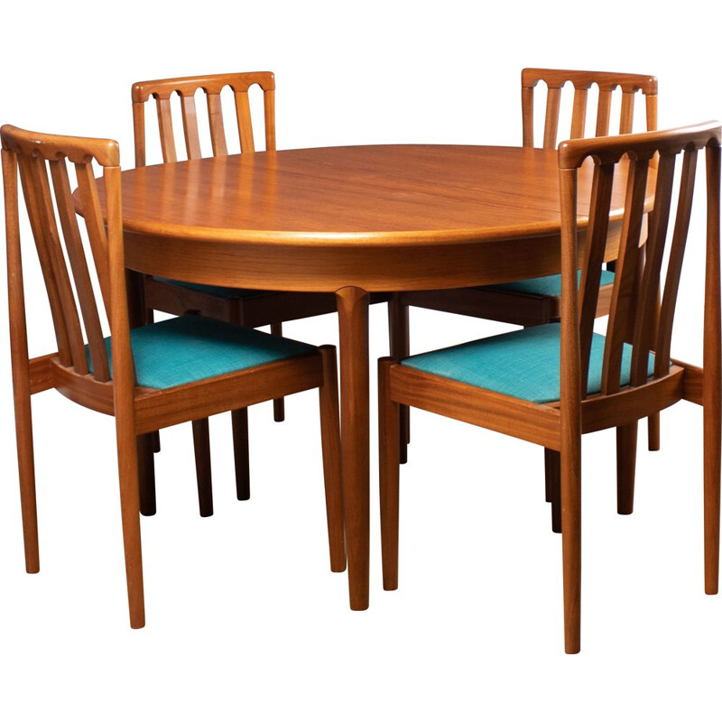 Vintage teak dining set by Meredew, England 1960