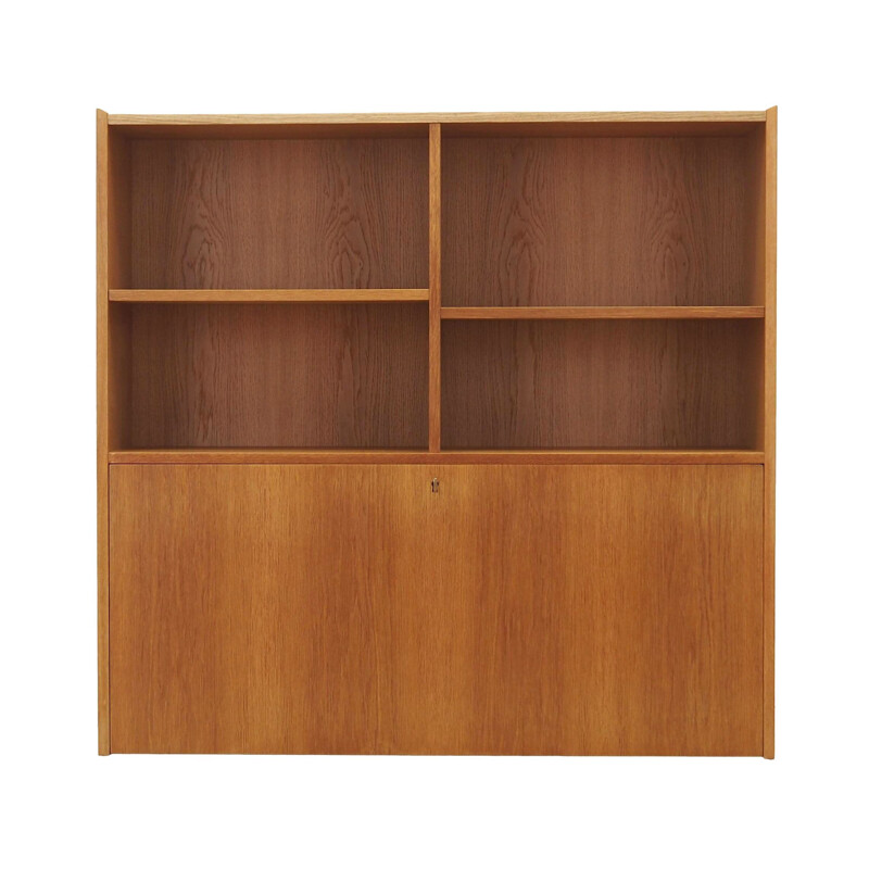 Ashwood vintage Danish bookcase by Øm Møbelfabrik, 1970s