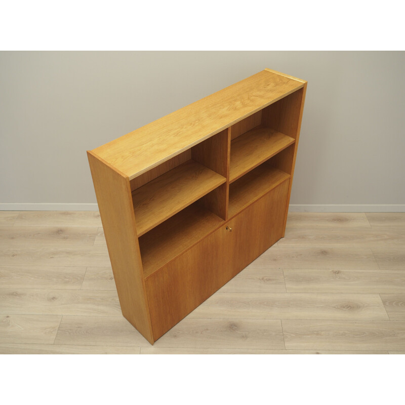 Ashwood vintage Danish bookcase by Øm Møbelfabrik, 1970s