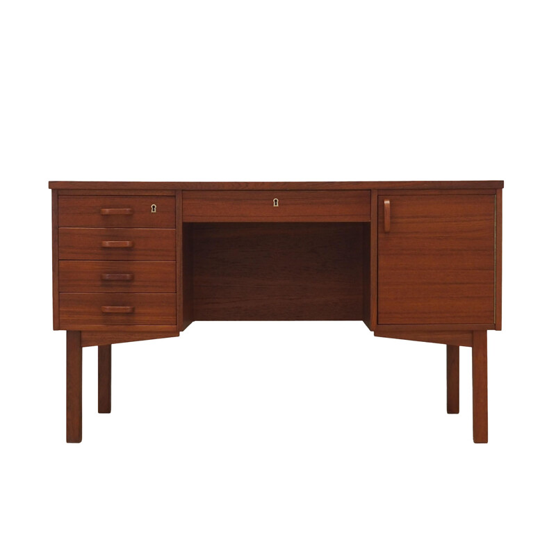 Vintage teak desk, Denmark 1970s