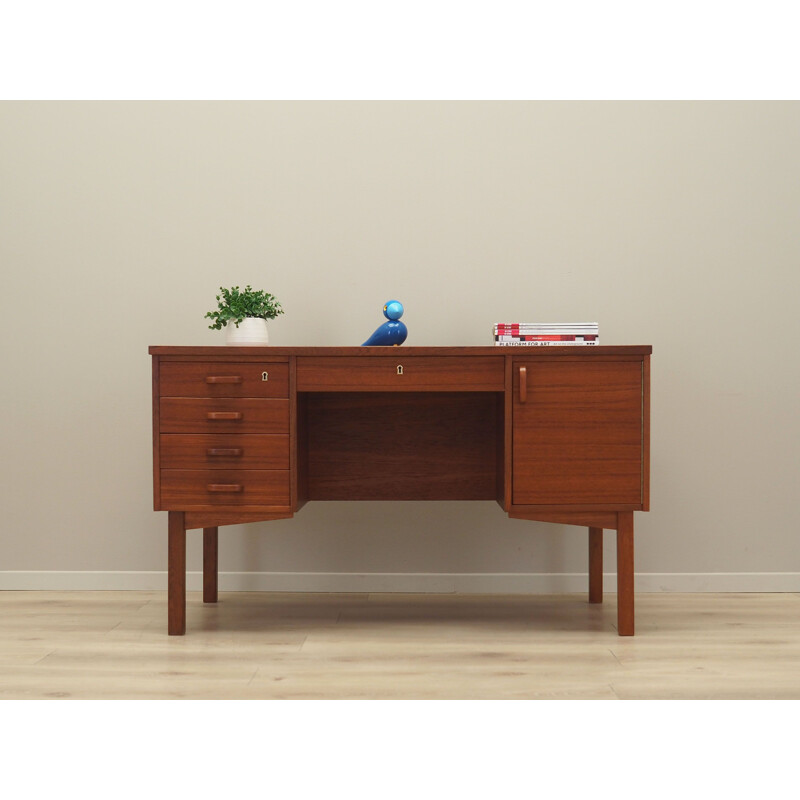 Scrivania vintage in teak, Danimarca 1970