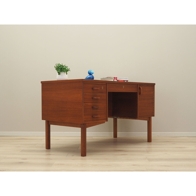 Scrivania vintage in teak, Danimarca 1970