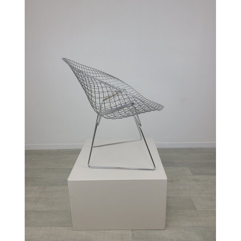 Vintage diamond armchair by Harry Bertoia, 1970