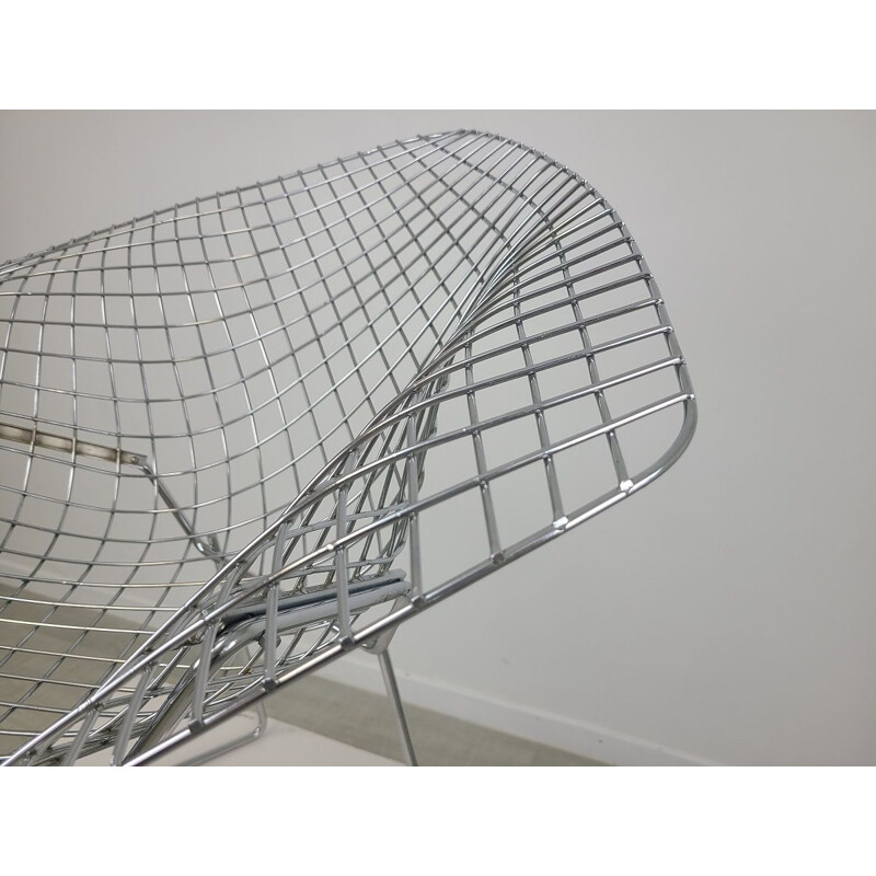 Vintage diamond armchair by Harry Bertoia, 1970