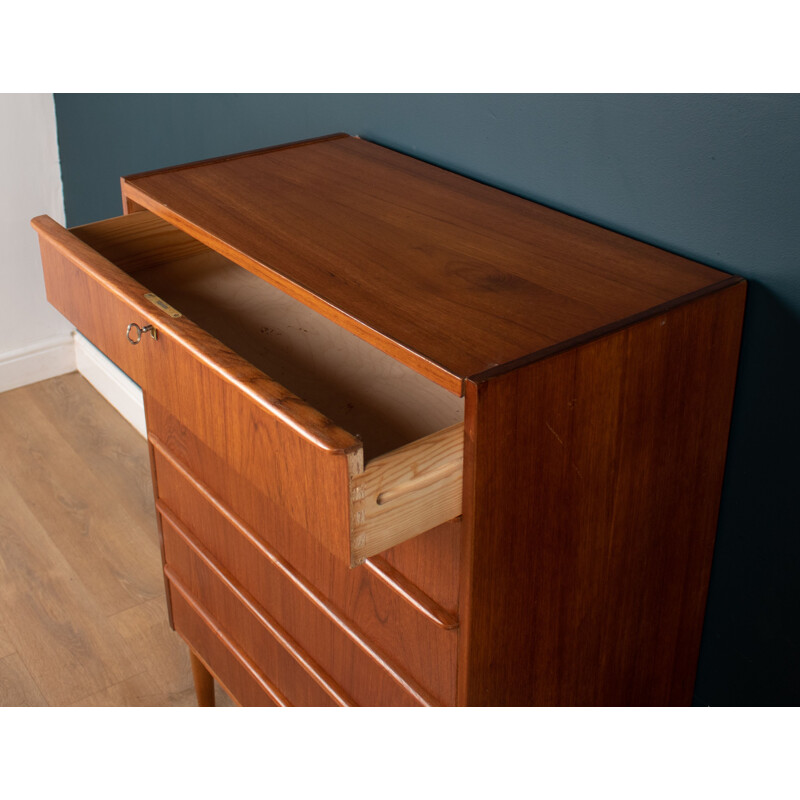 Vintage teak Danish chest of drawers, 1960s