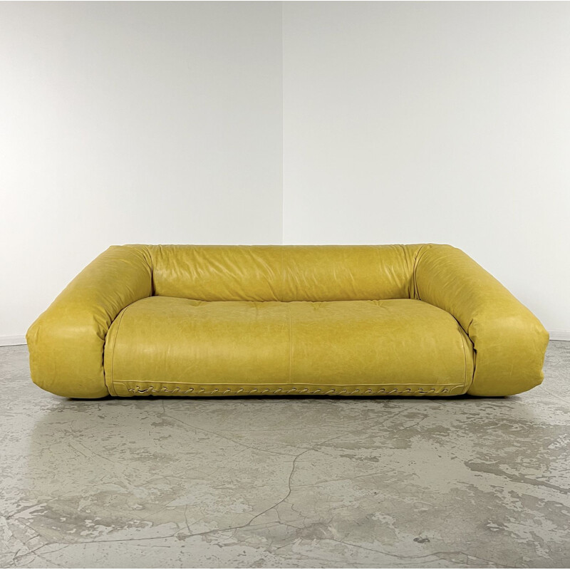 Vintage sofa bed "anfibio" by Alessandro Becchi for Giovanetti Collezioni, 1970