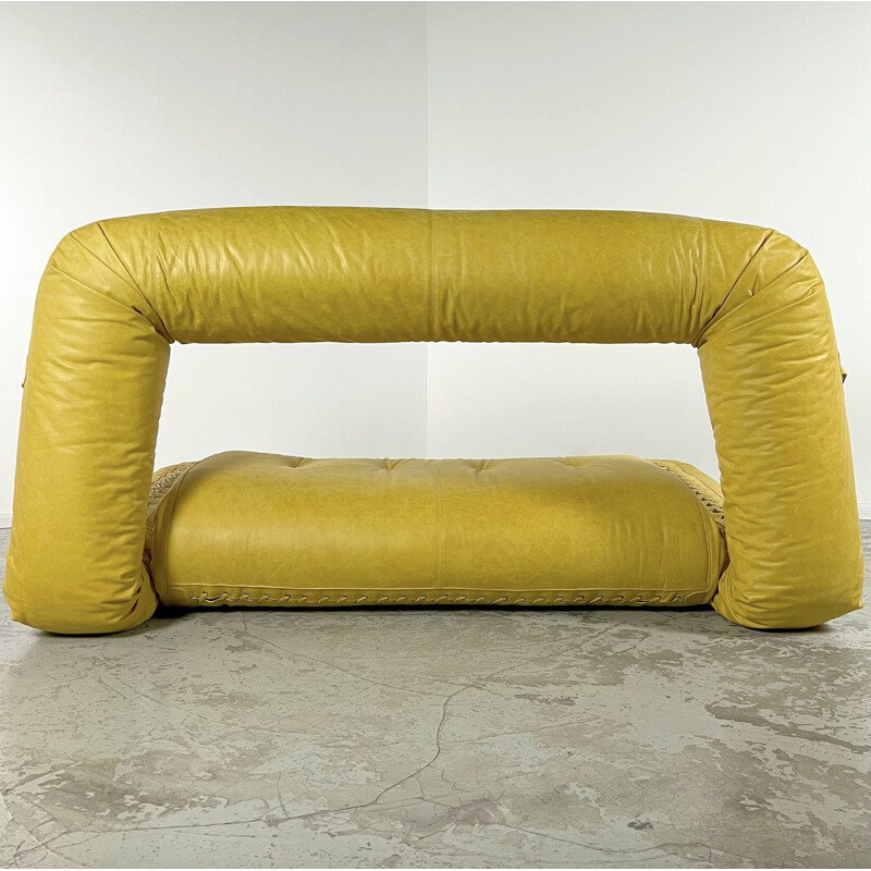 Vintage sofa bed "anfibio" by Alessandro Becchi for Giovanetti Collezioni, 1970