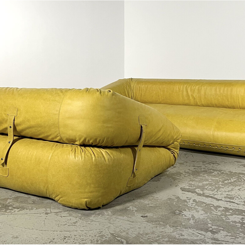 Vintage sofa bed "anfibio" by Alessandro Becchi for Giovanetti Collezioni, 1970