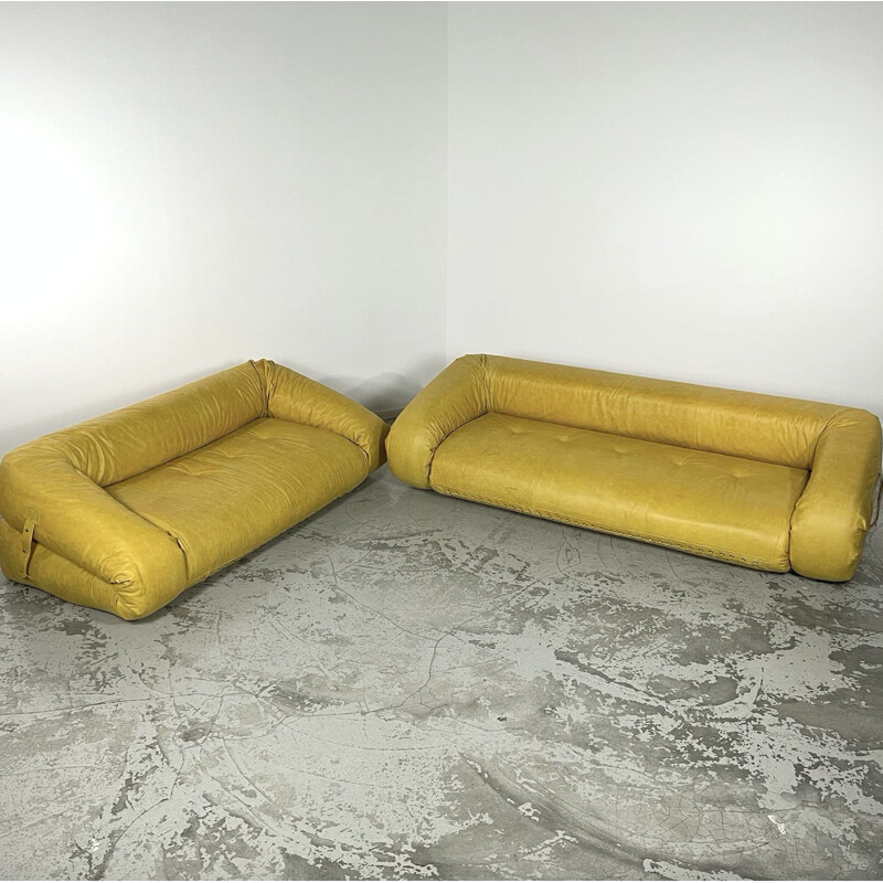 Vintage sofa bed "anfibio" by Alessandro Becchi for Giovanetti Collezioni, 1970