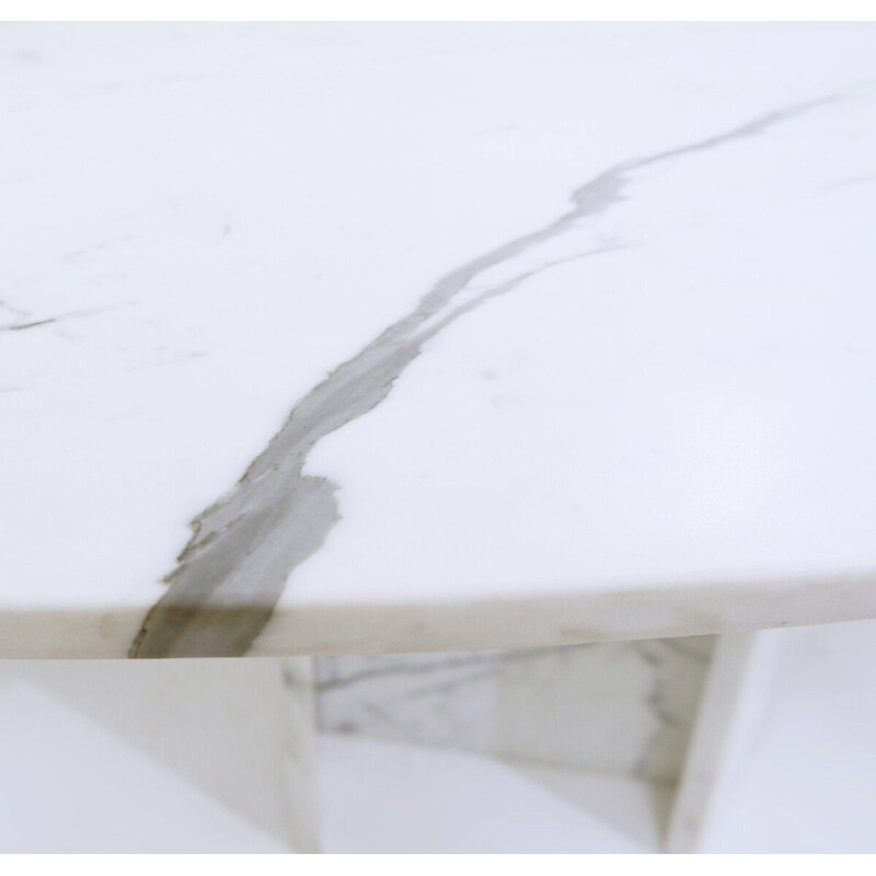 Mid-century Rhea marble dining table by Willy Ballez, 1970s