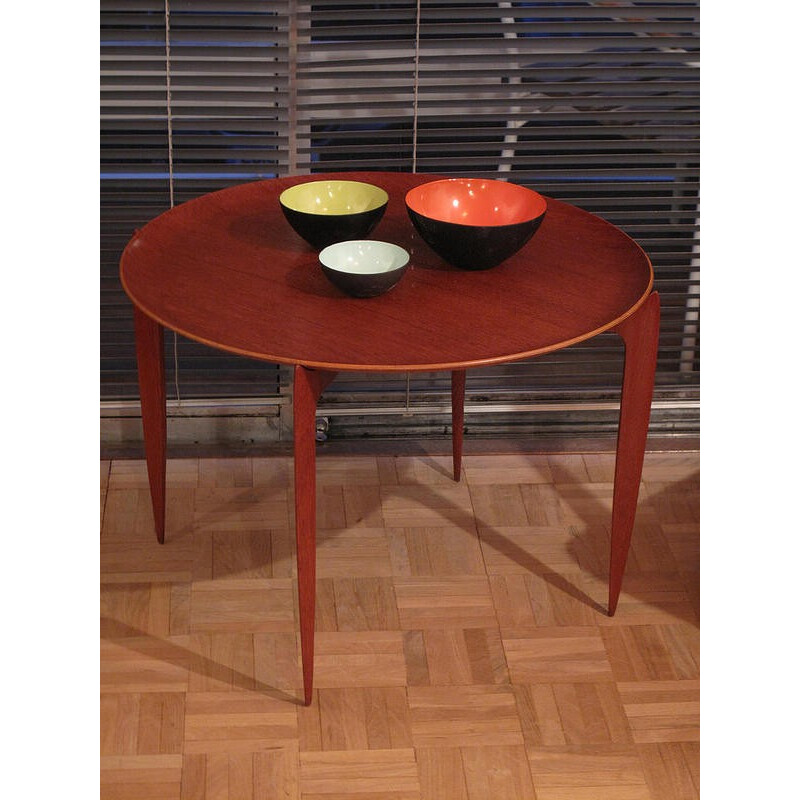 Danish side table with removable top,  Svend Aage WILLUMSEN & H ENGHOLM - 1950s