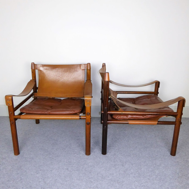 Pair of "Sirocco" chairs, Arne NORELL - 1960s