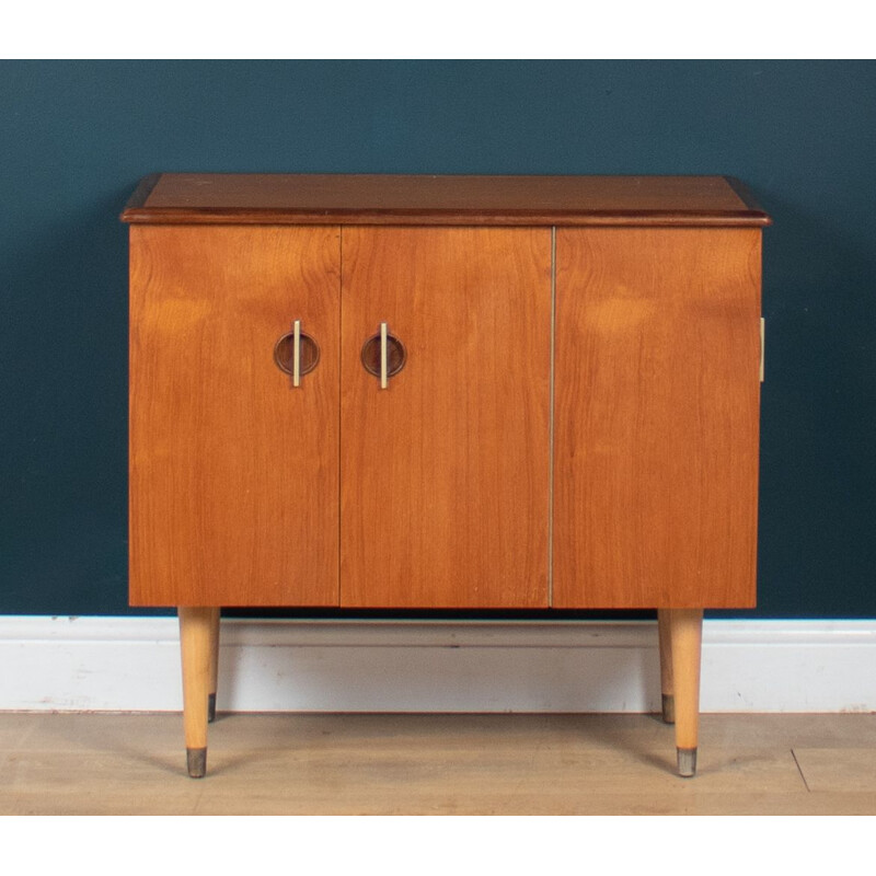 Vintage record cabinet, Denmark 1960