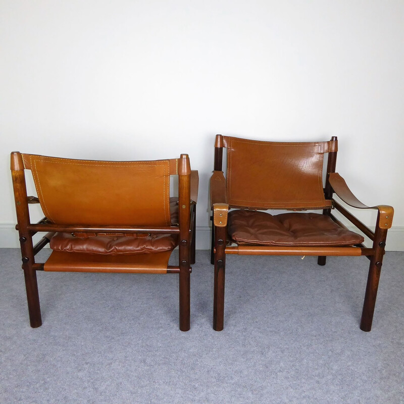 Pair of "Sirocco" chairs, Arne NORELL - 1960s