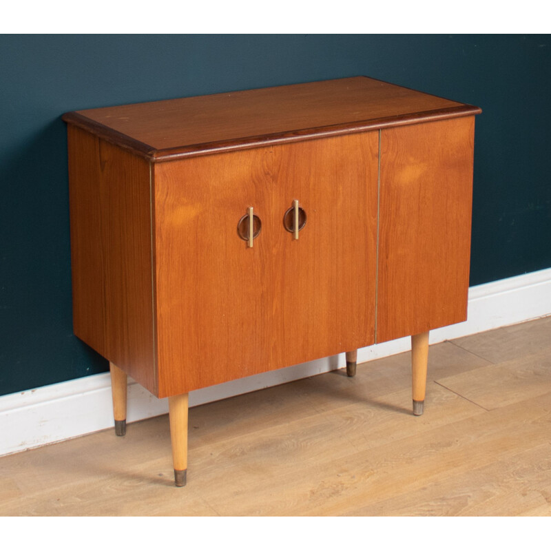 Vintage record cabinet, Denmark 1960