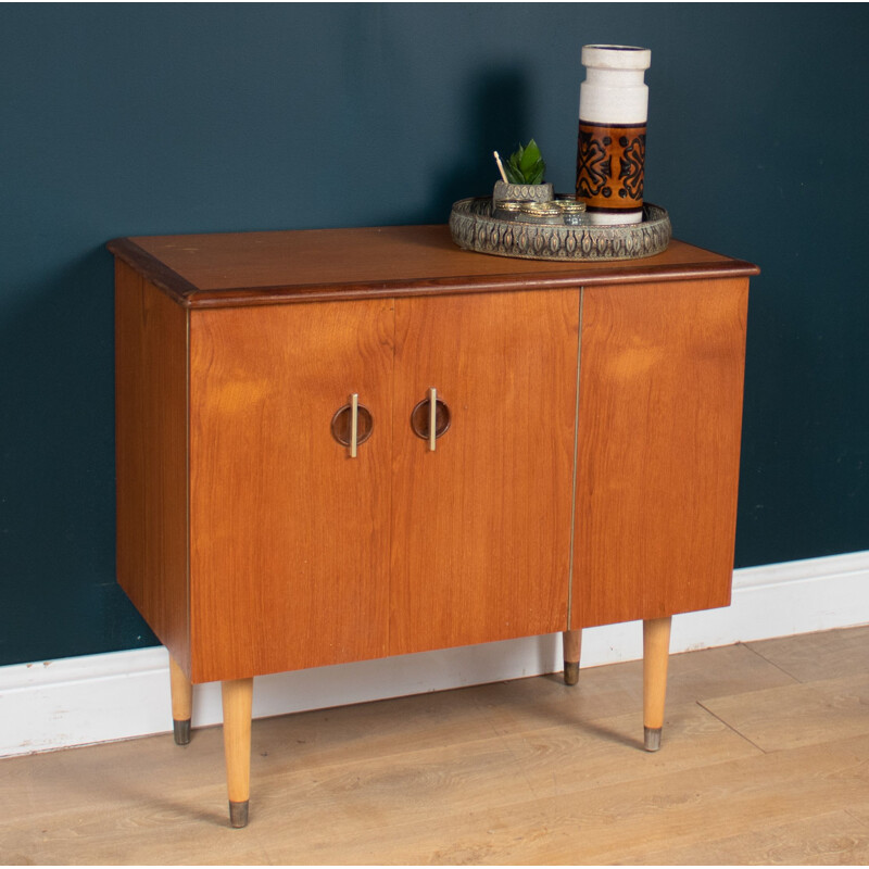 Vintage record cabinet, Denmark 1960