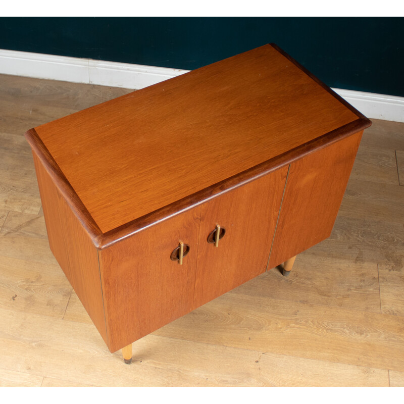 Vintage record cabinet, Denmark 1960