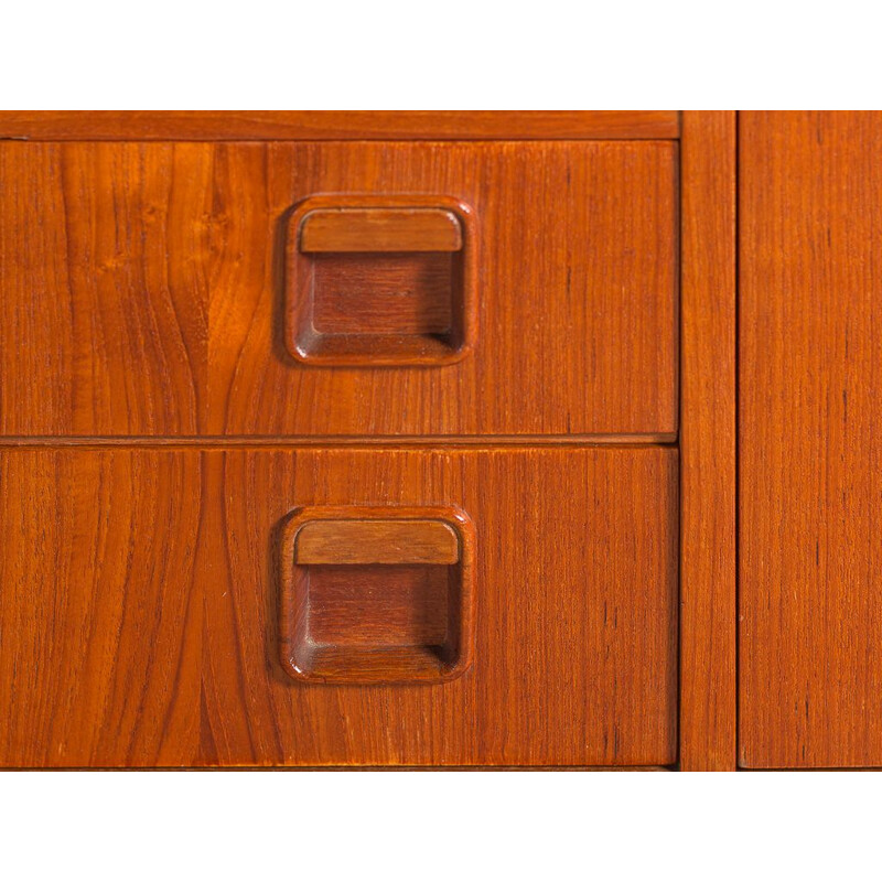 Vintage teak highboard with a flap, 1960