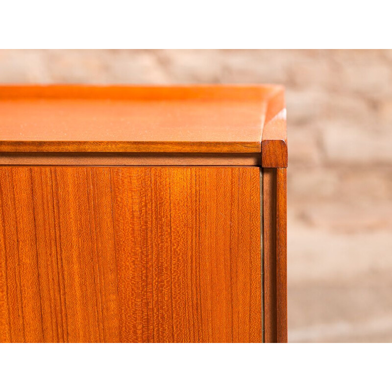 Scandinavian teak sideboard with 4 doors and 3 drawers, 1960