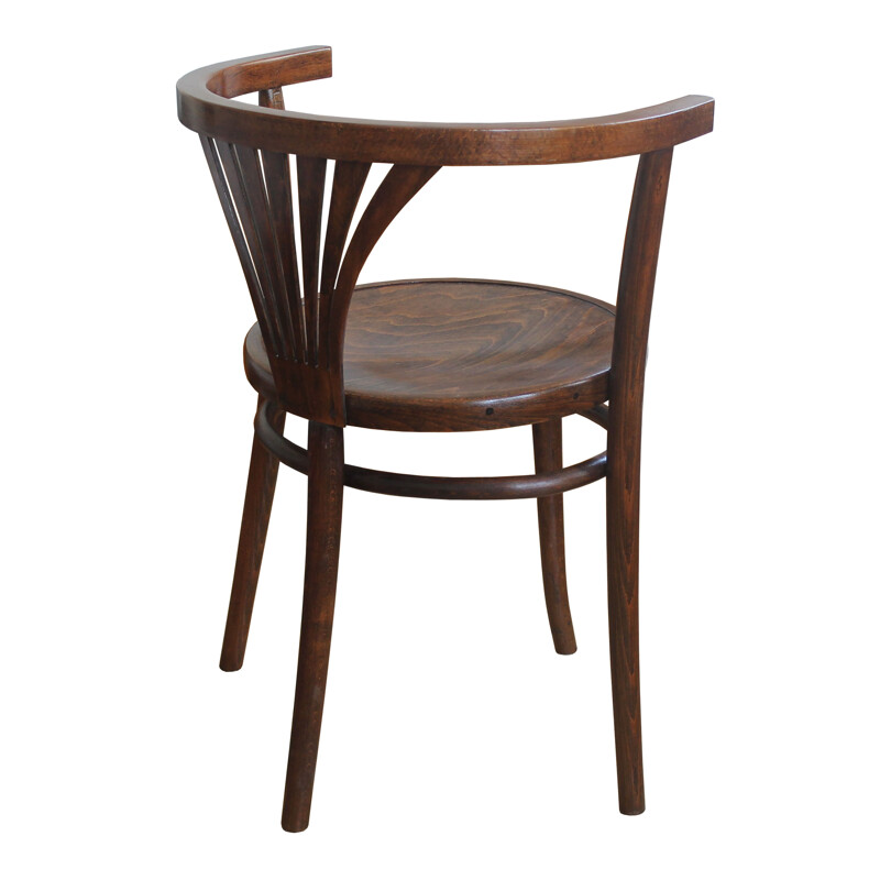 Vintage Thonet dining chair model B 28, Czechoslovakia 1930