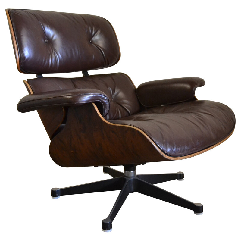 Brown "Lounge Chair", Charles and Ray EAMES - 1960s