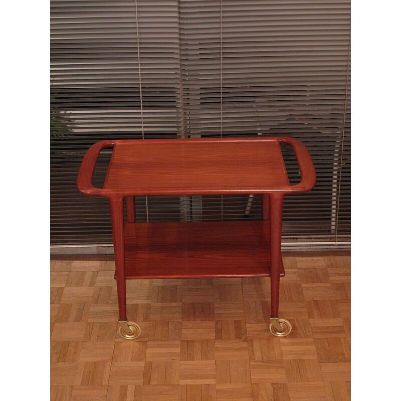 Bar cart "model 44" in teak, Niels MOLLER - 1950s