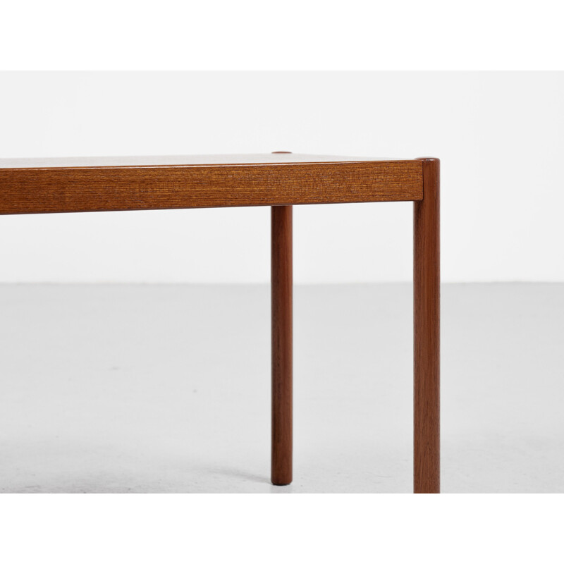 Vintage teak compact coffee table, Denmark 1960