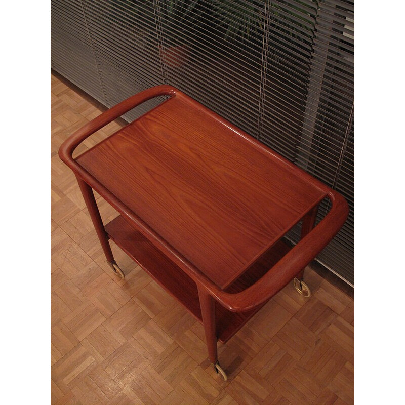 Bar cart "model 44" in teak, Niels MOLLER - 1950s