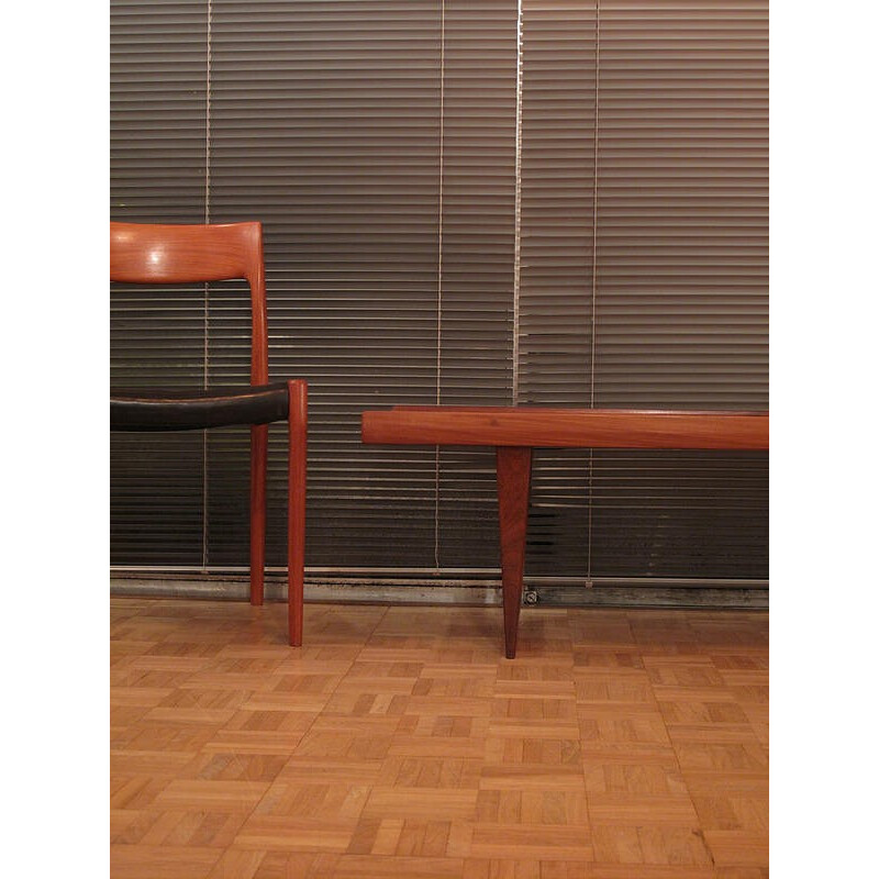 Table basse longue et rectangulaire, Peter Lovig NIELSEN - 1960