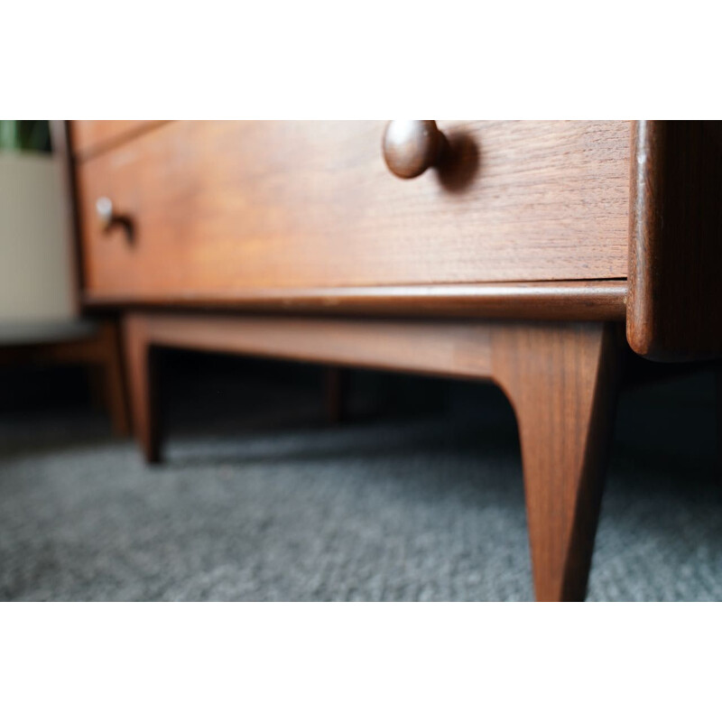 Mid century Danish teak Slope-front writing desk, 1960s