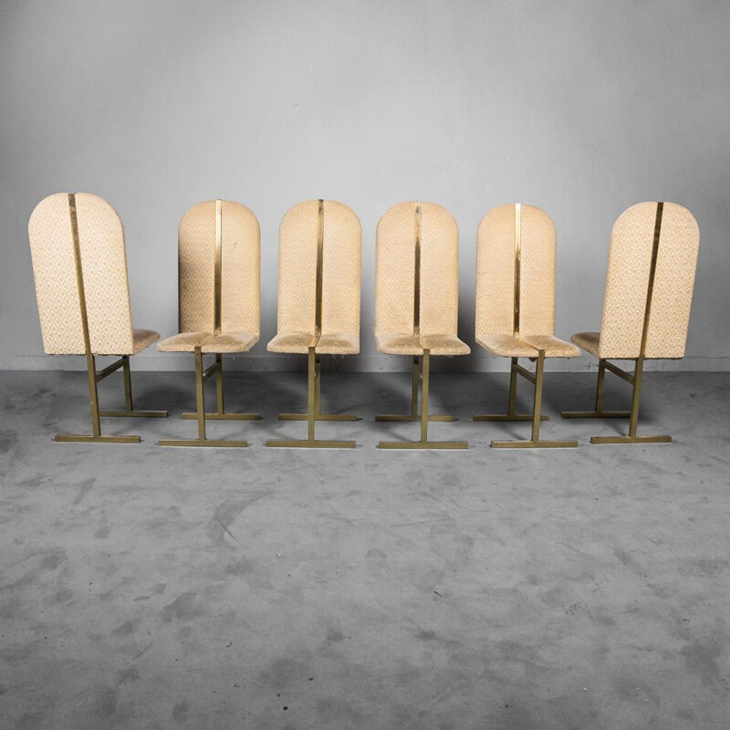 Set van 6 vintage stoelen van Turri Milano, 1970