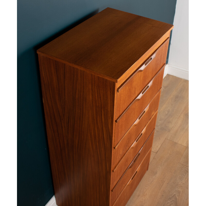 Vintage teak chest of drawers by Stonehill, 1960s