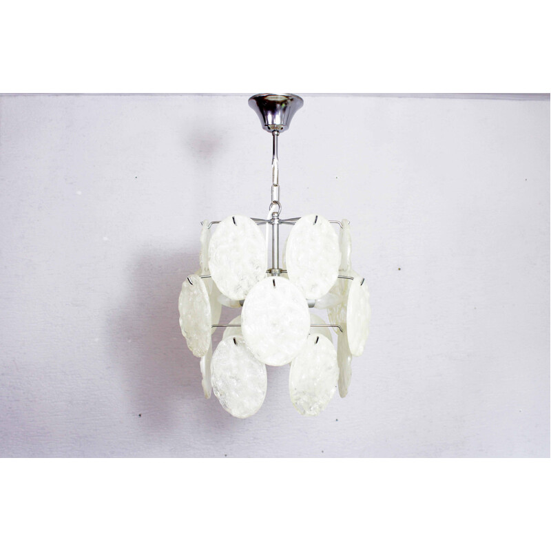 Vintage lucite chandelier by Kalmar Franken, 1970