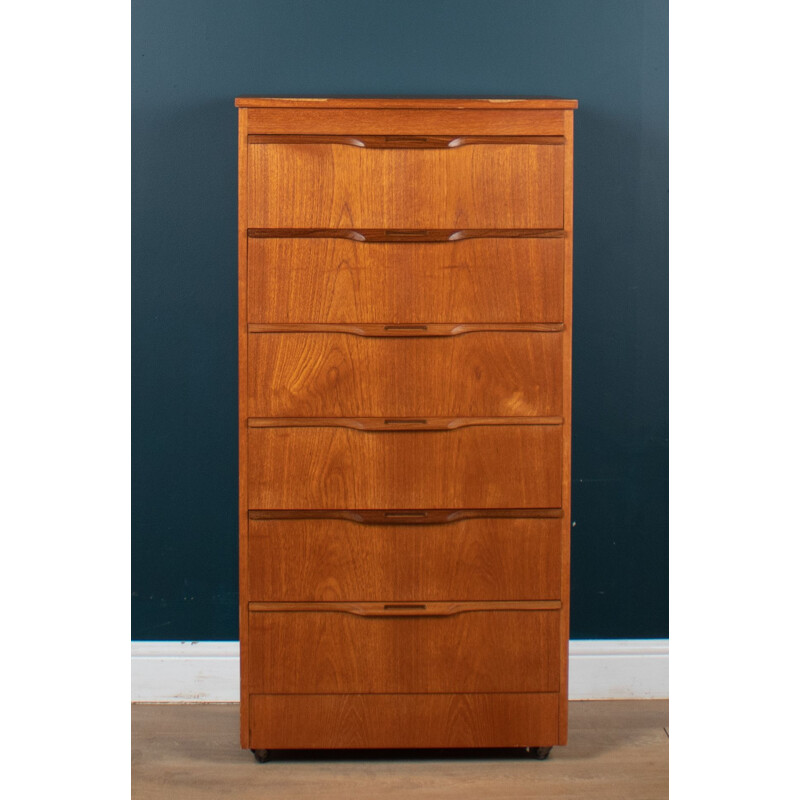 Vintage teak chest of drawers by Stonehill, 1960s