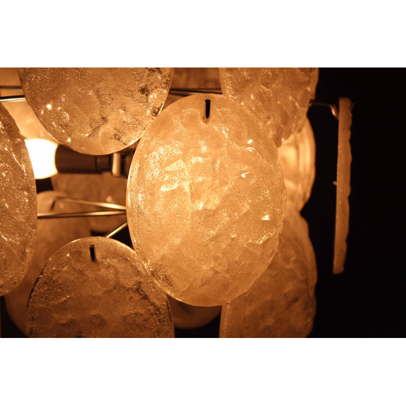 Vintage lucite chandelier by Kalmar Franken, 1970