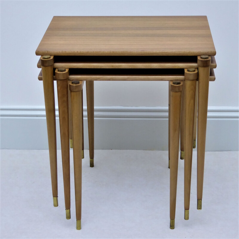 A-B.S Ljungqvist nesting tables in teak - 1960s