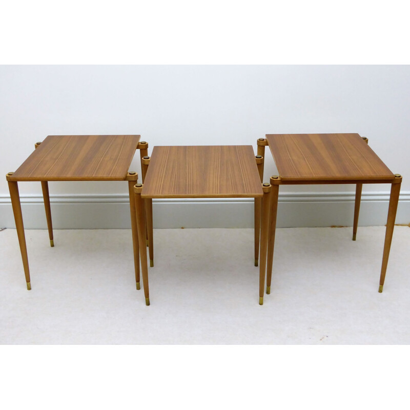 A-B.S Ljungqvist nesting tables in teak - 1960s