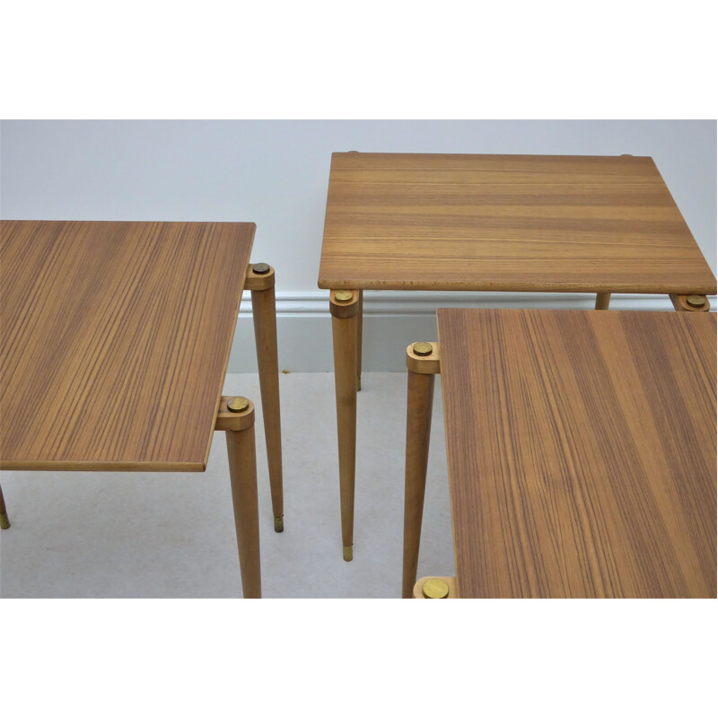 A-B.S Ljungqvist nesting tables in teak - 1960s