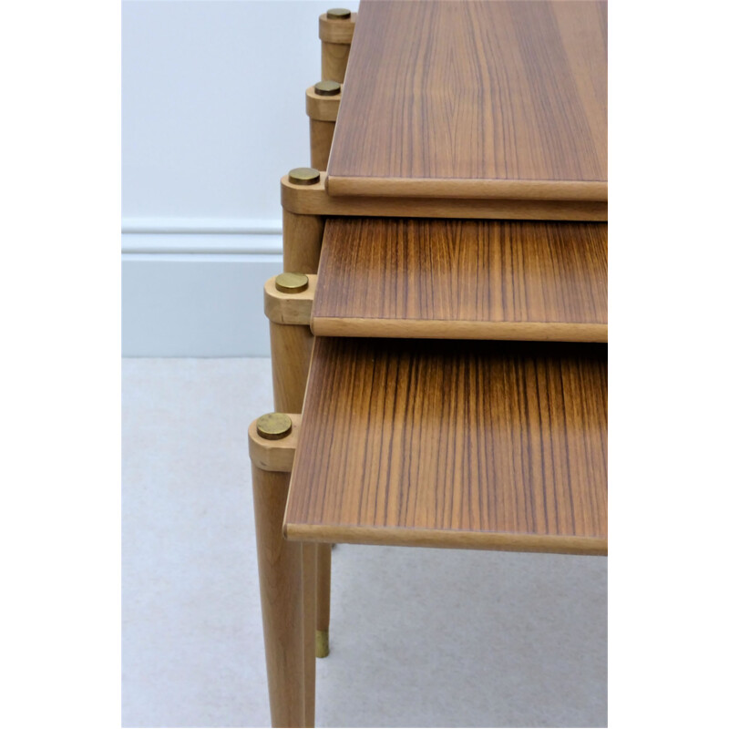 A-B.S Ljungqvist nesting tables in teak - 1960s