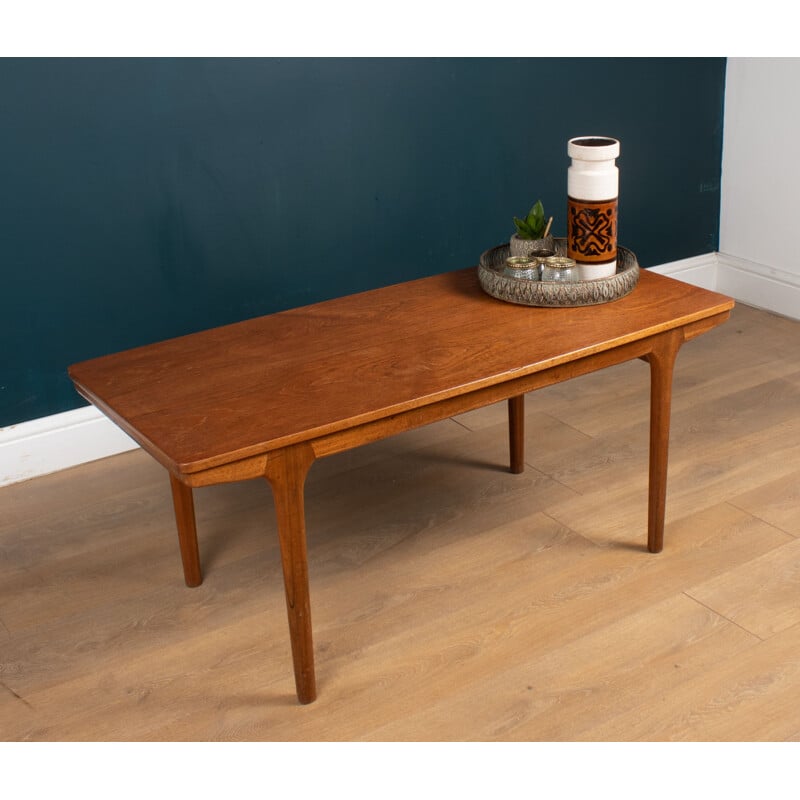 Vintage teak coffee table by Tom Robertson for Mcintosh of Kirkcaldy, 1960