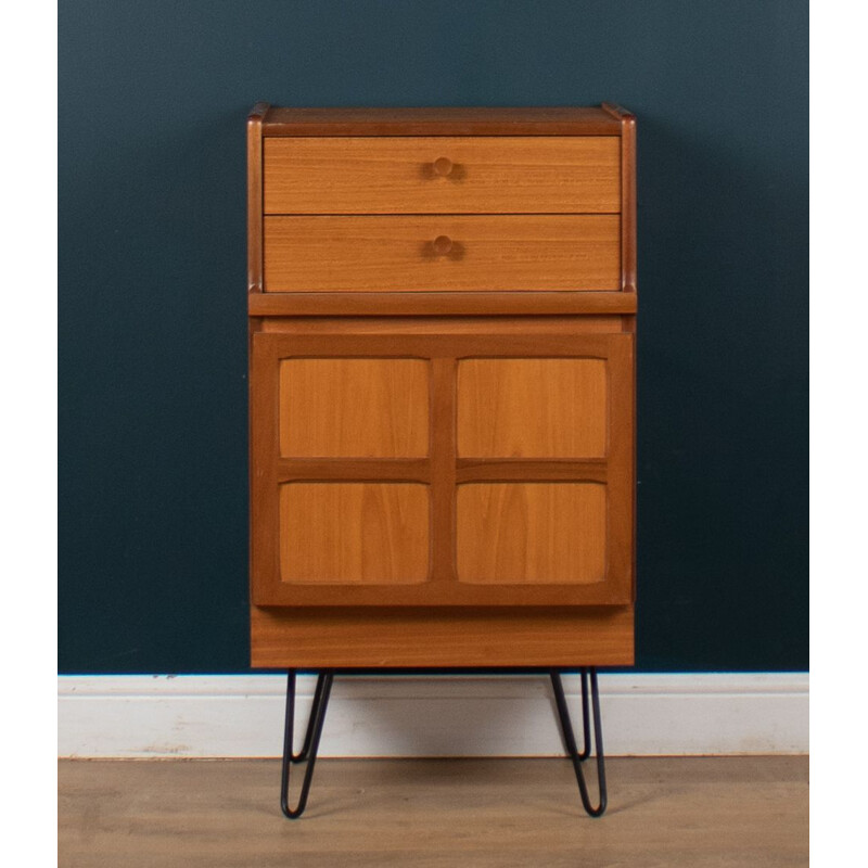 Vintage teak Squares chest of drawers by Nathan, 1960s