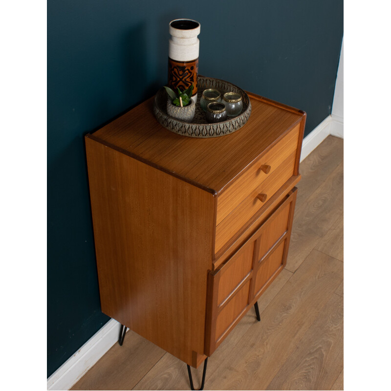 Vintage teak Squares chest of drawers by Nathan, 1960s