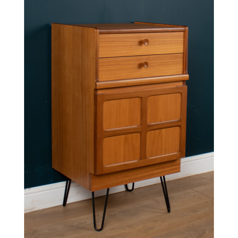 Vintage teak Squares chest of drawers by Nathan, 1960s