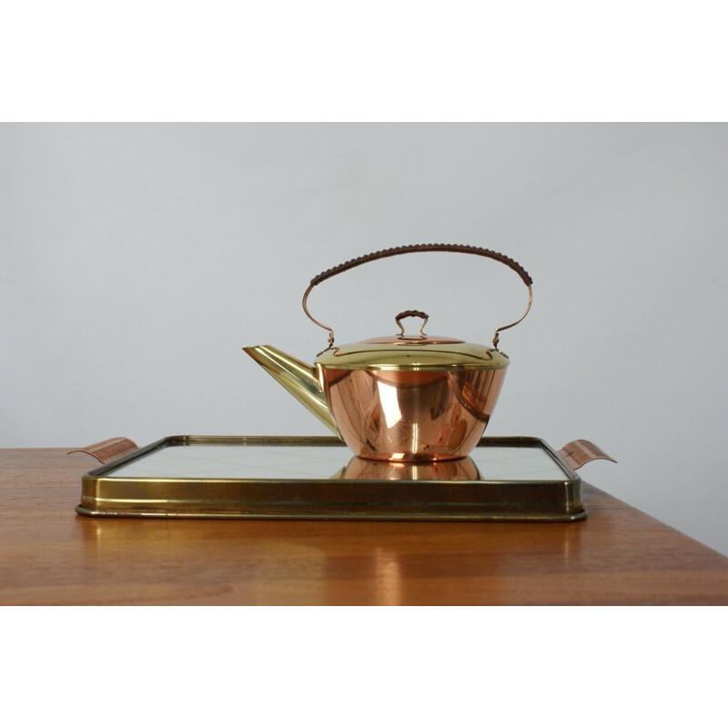 Mid-century copper teapot by Mussbach Metall, 1960s