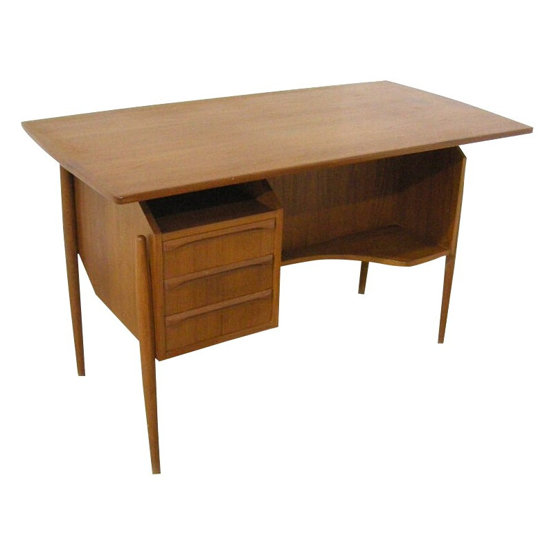 Bureau Danois en teck - années 60