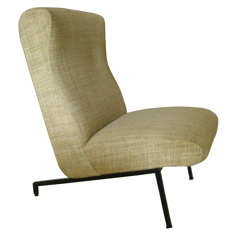 Vintage low chair, Pierre GUARICHE - 1960s