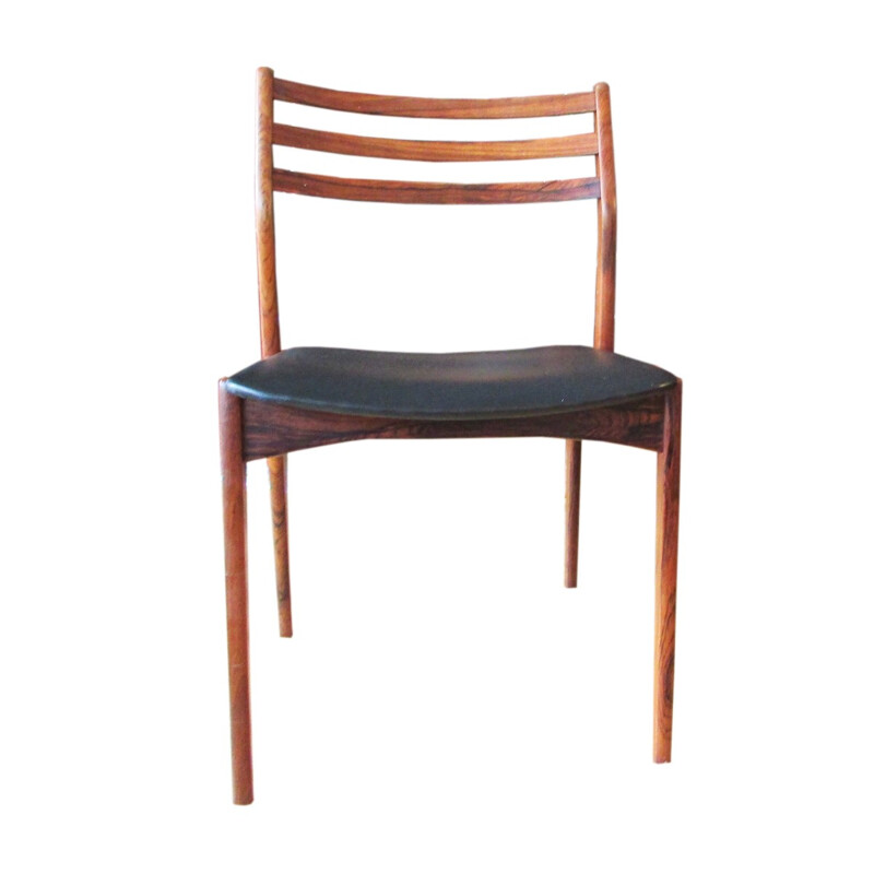 Tromborg 4 rosewood chairs, Eriksen VESTERVIG - 1960 s