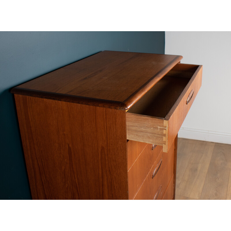 Mid century teak chest of drawers by Homeworthy, 1960s