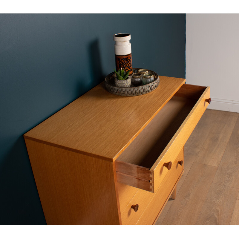 Vintage teak chest of drawers by Avalon, 1960s