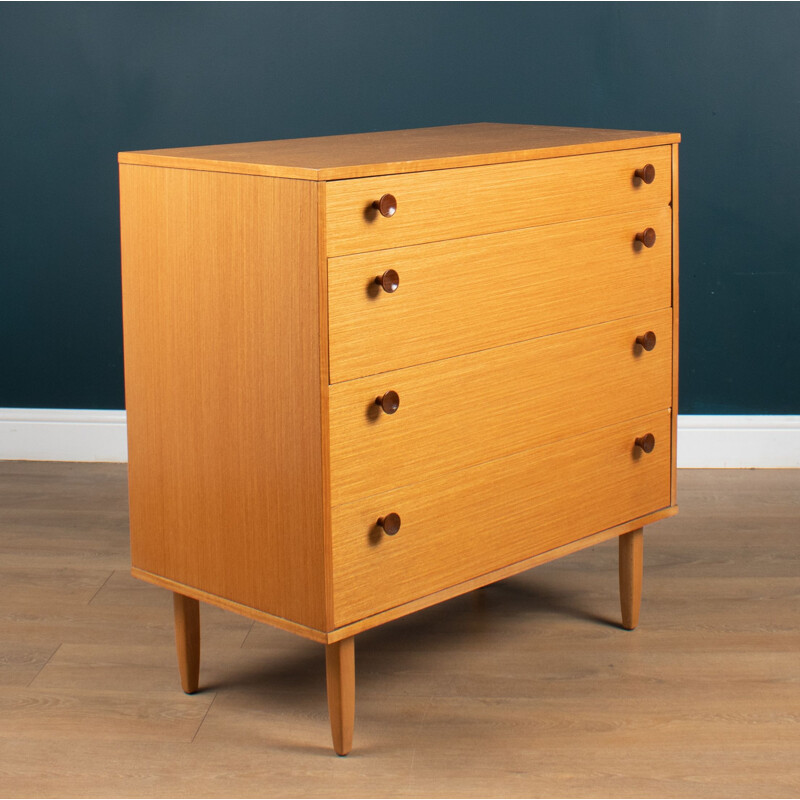 Vintage teak chest of drawers by Avalon, 1960s